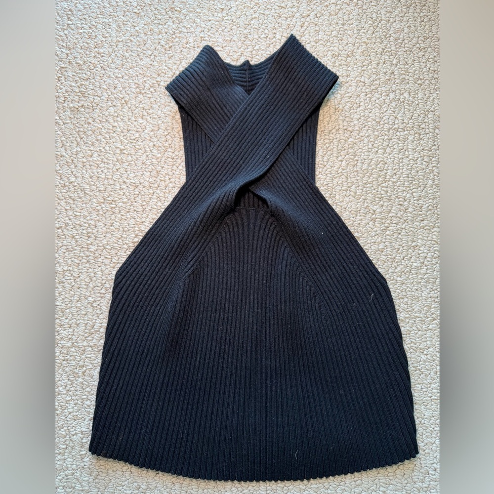 Crossover Knit Crop Top